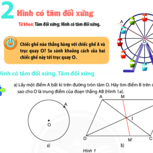 Bài 2. Hình có tâm đối xứng