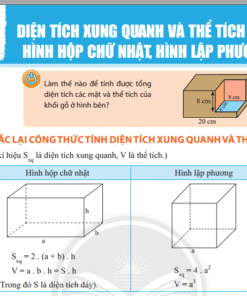 Bài 2. Diện tích xung quanh và thể tích của hình hộp chữ nhật - Hình lập phương